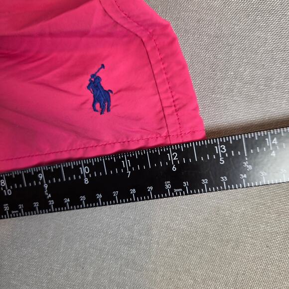 Polo Ralph Lauren Pink Swim Trunks Men’s L Nylon Mesh Lining Taiwan - Picture 15 of 15